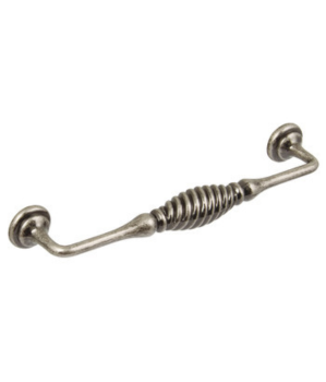 D Pull Handle, Zinc Alloy, Fixing Centres 160 mm, Twister